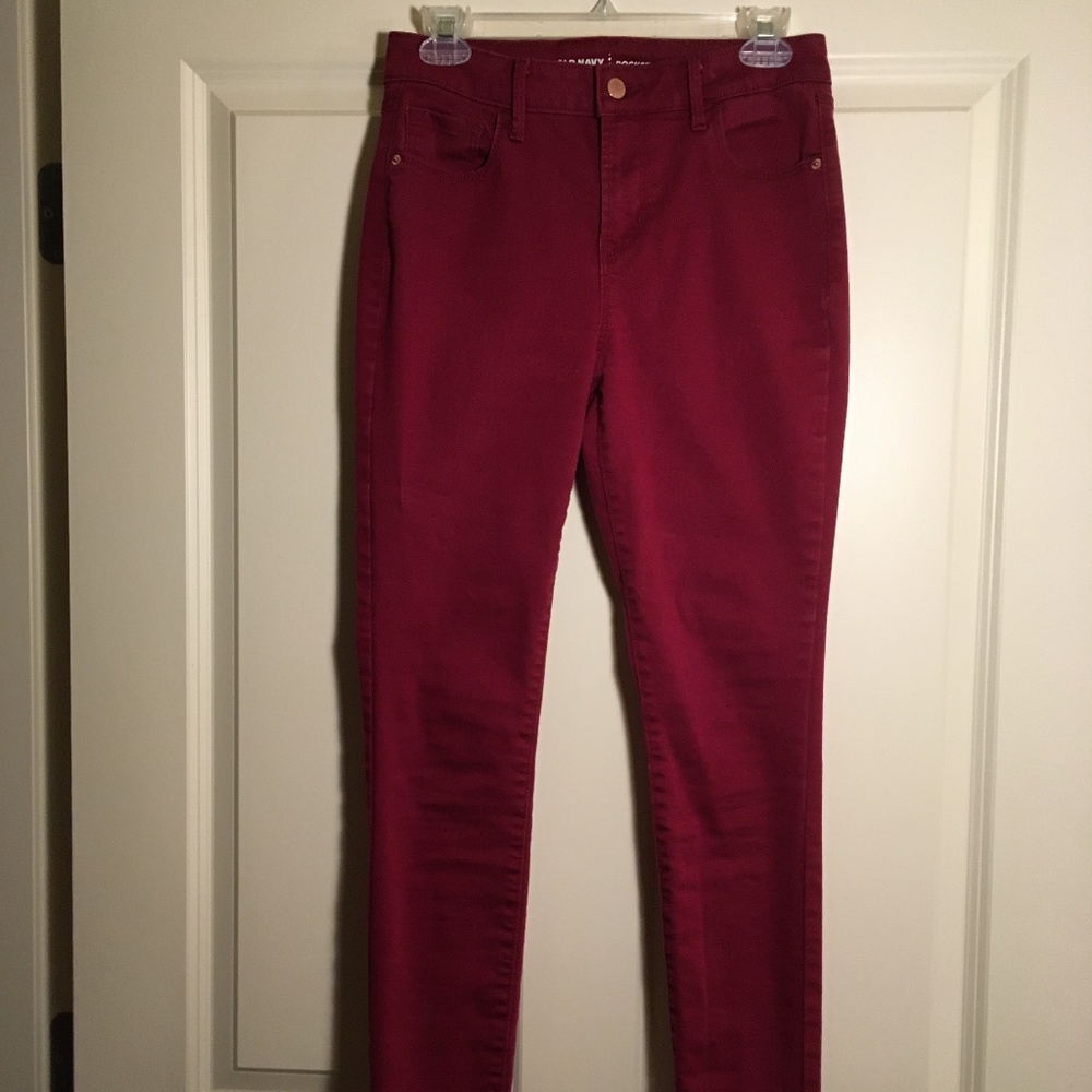 Old Navy mid rise Rock Star skinny jeans